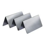 Stand bufet - oțel inoxidabil - 120x150 mm - cu 3 niveluri