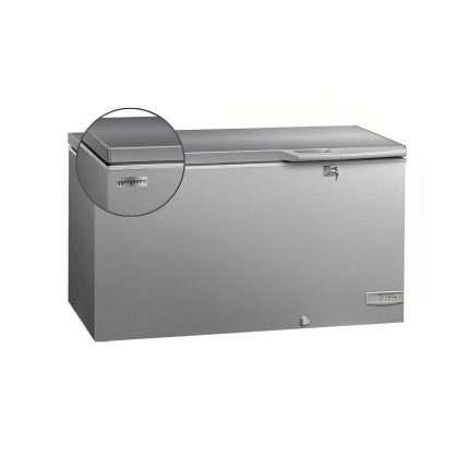 Ladă de congelare - 1504x700 mm - 388 litri - capac din inox - cu coșuri (incluse)
