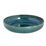 (6 buc) MIAMI - Farfurie adâncă - gresie - Ø 220 mm - verde