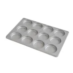 Tavă Dreptunghiulară Pizza Tablă Aluminiu 600x400x20 mm Polipan