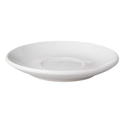 (6 buc) Budgetline Mammoet - Farfurioară cappuccino - Ø 140 mm - Alb