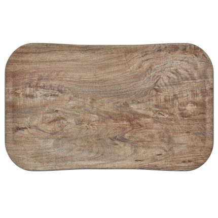 (12 bucăți) CAMBRO | CENTURY™ - Tavă din fibră de sticlă - dreptunghiulară - 530x370mm - efect lemn de măslin deschis - netedă