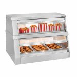 Vitrină de menținere a căldurii – 1200 mm – 3,5 kW – pentru 3 tăvi GN 1/1 – 2 rafturi – cu comandă separată
