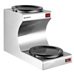 Placă de menținere a căldurii – 160 W – pentru 2 ceainice sau cafetiere cu diametrul de 174 mm fiecare