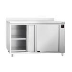 Dulap cald pentru menținerea alimentelor PREMIUM - 1,5 kW - cu uși glisante din sticlă - 1400x700x970 mm