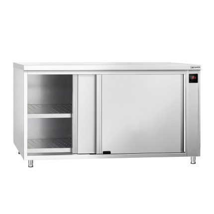 Dulap cald pentru menținerea alimentelor PREMIUM - 2 kW - cu uși glisante & 1 rafturi - 1800x700x870 mm
