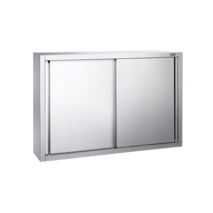 Dulap de perete din oțel inoxidabil PREMIUM - 1200x400 mm - cu uși glisante - 1000 mm înălțime