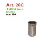 Tub Inox Liniar Monoparete AISI 316L L=250mm PTL Italia