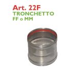 Racord Teu Inox Monoparete 90 grade AISI 316L PTL Italia