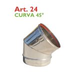 Cot Inox Monoparete 90 grade AISI 316L PTL Italia