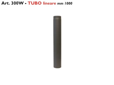 art300w.jpg Tub Otel Grosime 2mm Vopsit 600C WOODLINE Cuptoare Pizza L=1000mm PTL Italia - imagine 1