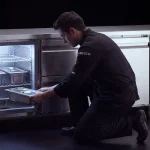 BazĂ frigorificĂ suport echipamente gĂtit 3 uȘi cu blat BNPG3V454 Desco, Italia