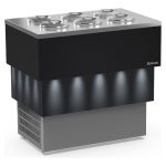 Vitrină frigorifică profesională pentru înghețată Framec seria CARRARA DARK (-20°C -5°C), Italia - imagine 2