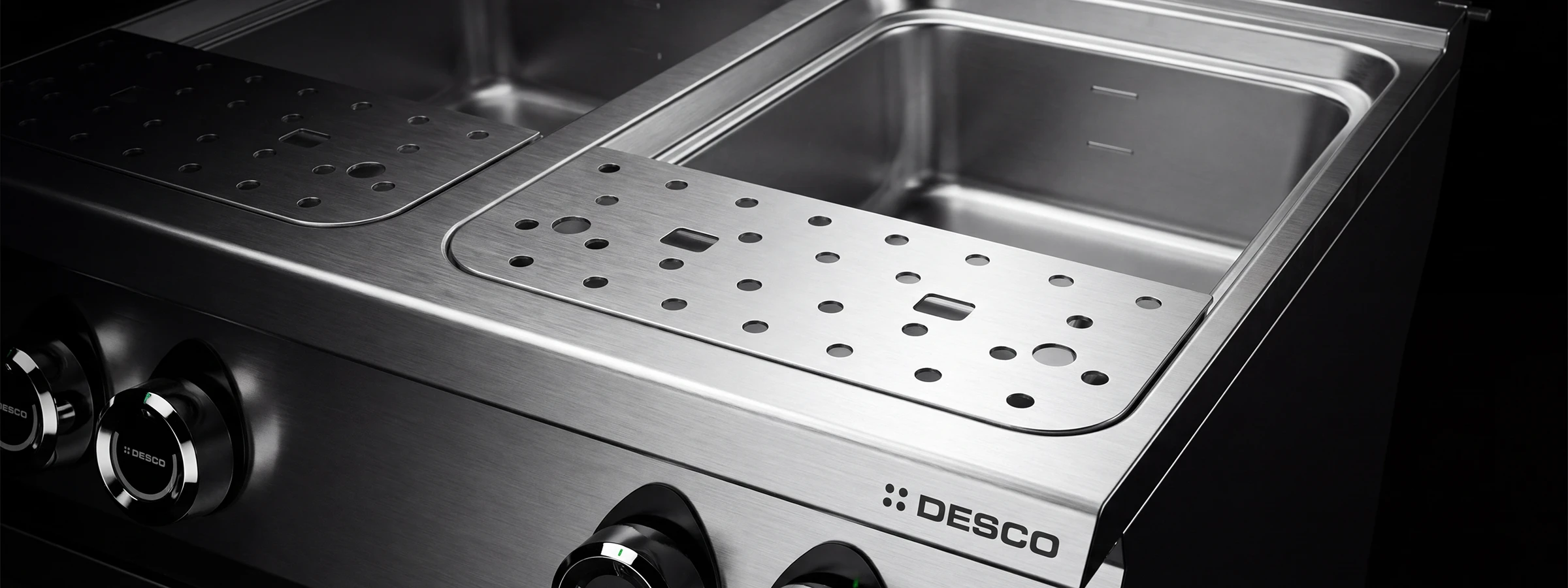 cuocipasta-13.webp FierbĂtor profesional de paste pe gaz 2 cuve 27+27L 72CPGMA Desco, Italia - imagine 1