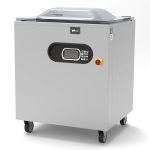 Mașină industrială de ambalat în vid mobilă pe roți Waage DVA Professional (Display LCD 5 inch & 20 Programe) Serie 550/255, Italia
