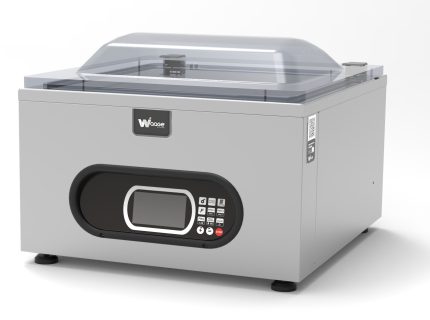 Mașină profesională de ambalat în vid de banc cu 2 bare paralele Waage DVA Professional (Display LCD 5 inch & 20 Programe) 2/50, Italia