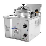 Friteuză electrică sub presiune - de banc - 15 litri - 3 kW - control mecanic