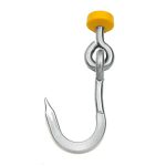 inox alimentar rotativ and articulat CÂrlig pentru autoutilitare frigorifice, cu ȘaibĂ din nylon cod.104A Lonatini, Italia