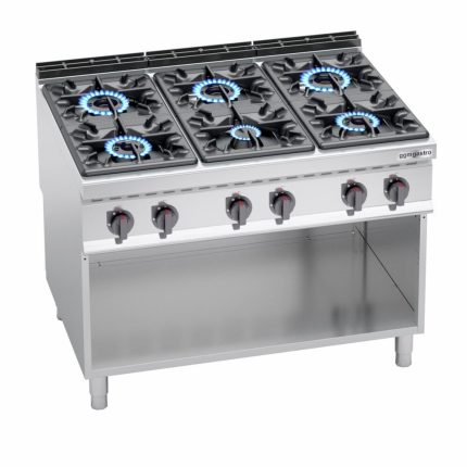 Mașină de gătit / Aragaz cu gaz – 53,5 kW – 6 arzătoare