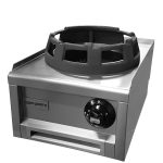 Aragaz cu gaz pentru wok – 12 kW – 1 arzător – Ø 285 mm