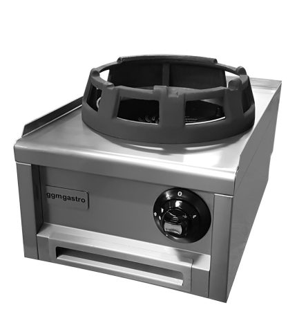 Aragaz cu gaz pentru wok – 12 kW – 1 arzător – Ø 285 mm