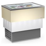 Vitrină frigorifică profesională pentru înghețată Framec seria CARRARA CREAM VISTA (-20°C -5°C), Italia - imagine 2
