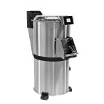 Mașină de curățat cartofi PROFESIONALĂ - 400 kg/h - 750 W - 380 V - 900 rpm