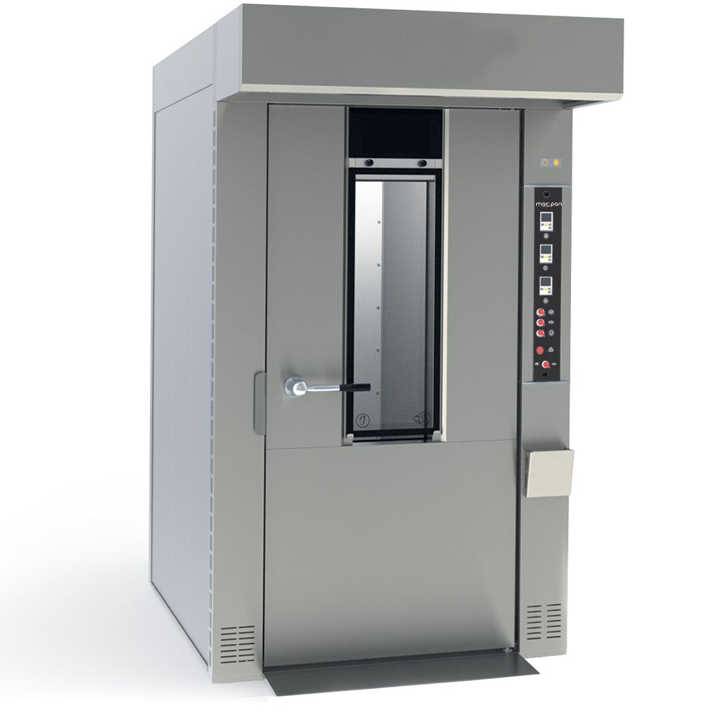 macpan-Rotary-oven-18-trays-PHANTON-00.jpg Cuptor rotativ profesional de panificație 18 tăvi Macpan seria PHANTON, Italia - imagine 1