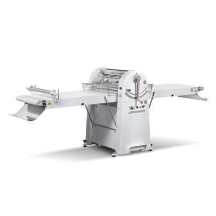 Laminator profesional aluat patiserie și foietaj pe suport cu role Macpan, Italia - Macpan Foto 1