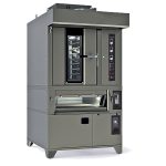 Cuptor rotativ profesional de panificație și patiserie combo cu cărucior rotativ, cameră statică și dospitor Macpan, Italia - Macpan Foto 1