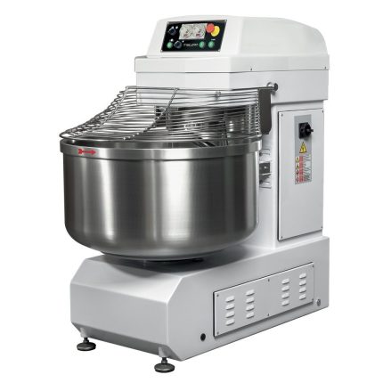 Malaxor industrial de aluat cu spirală și cuvă ranforsată Macpan seria SPR Heavy-Duty, Italia
