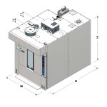 Cuptor rotativ profesional de panificație și patiserie 18 tăvi cu cărucior rotativ Macpan, Italia - Macpan Foto 2