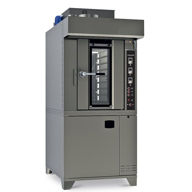 Cuptor rotativ profesional de panificație și patiserie 8-10 tăvi Baby cu cărucior rotativ Macpan, Italia - Macpan Foto 1
