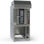 Cuptor rotativ profesional de panificație și patiserie 8-10 tăvi Baby cu cărucior rotativ Macpan, Italia - Macpan Foto 2