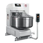 Malaxor profesional spirală cu basculator pentru descărcare în divizor Macpan seria SPB, Italia