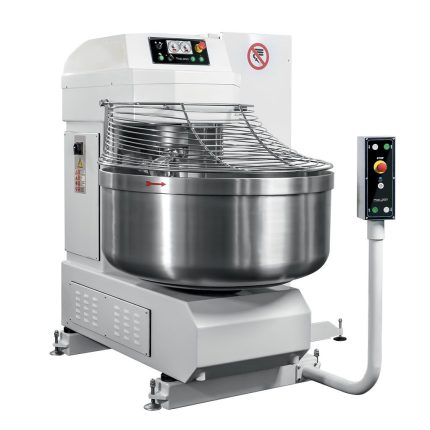 Malaxor profesional spirală cu basculator pentru descărcare în divizor Macpan seria SPB, Italia