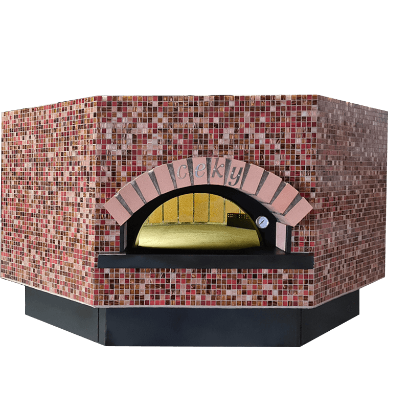 pentagonale.png Cuptor Pizzerie Pentagonal Ceky Lemne/Gaz Vatră Statică - imagine 1