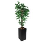 Plantă artificială „Ficus” – 210 cm – cu ghiveci