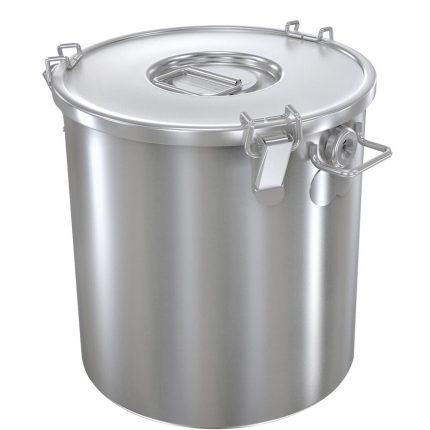 Recipient GN - cu capac - inox - Ø 380 mm - pentru băuturi calde (vin fiert) - 36 litri