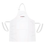 (5 bucăți) Șorț de bistro – alb – cu logo GGM Gastro – L x Î: 67 x 84 cm