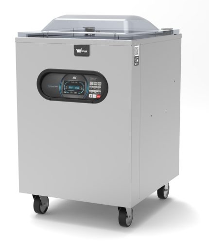 Mașină profesională de ambalat în vid mobilă pe roți cu 2 bare Waage Smart Professional (Senzorial Color 5 inch & Soft-Air) 2/50 C, Italia