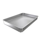 Platou servire - oțel inoxidabil - dreptunghiular - 393x268 mm - Înălțime: 40 mm