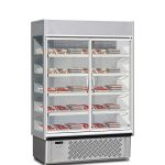 Vitrină frigorifică murală multideck de prezentare Mondial seria SUPERSUNNY HD (+0°C +10°C), Italia