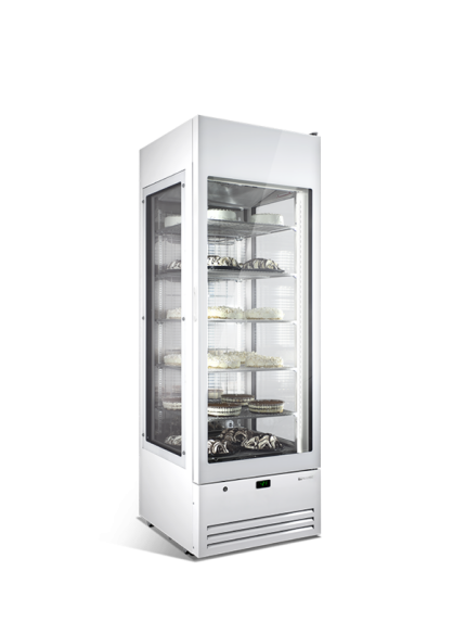 Vitrină frigorifică verticală pentru patiserie și înghețată Framec seria VENERE 70 W, Italia