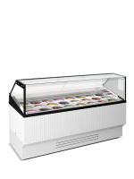 Vitrină frigorifică profesională pentru înghețată Framec seria RIMINI WHITE (-25°C +10°C), Italia