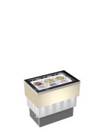 Vitrină frigorifică profesională pentru înghețată Framec seria CARRARA CREAM TOTAL GLASS (-20°C -5°C), Italia - imagine 2
