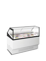 Vitrină frigorifică profesională pentru înghețată Framec seria RIMINI WHITE (-25°C +10°C), Italia - imagine 3