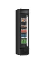 Vitrină frigorifică verticală pentru băuturi și răcoritoare Mondial seria SLIM P BLACK (+2°C +8°C), Italia - imagine 2